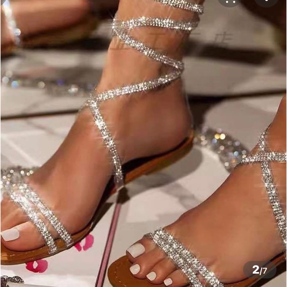Sparkly sandals